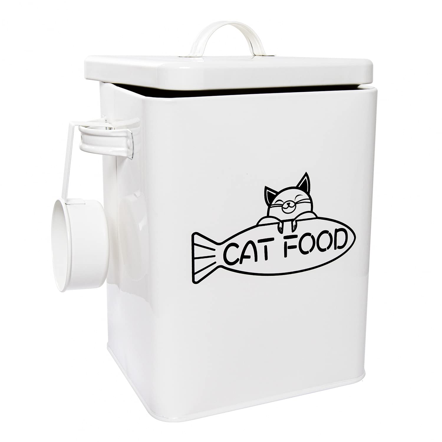 Conteneur Vumdua pour nourriture chiens et chats, garde frais et ordre sur le comptoir.