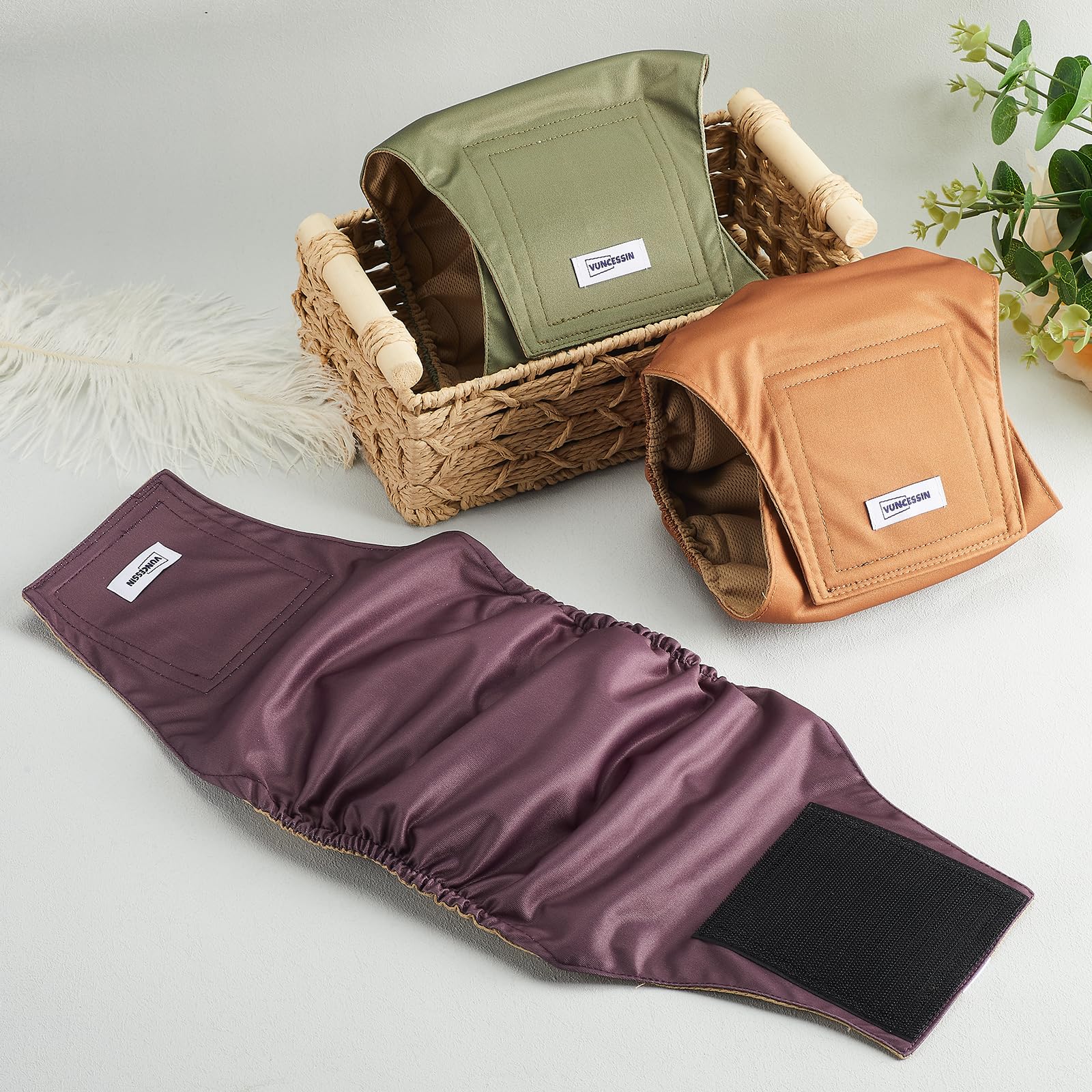 Absorption rapide VUNCESSIN pour chien mâle et prévention des fuites.