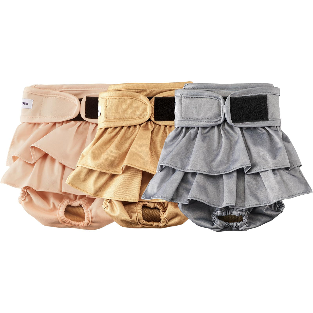 Couches VUNCESSIN XXL pack 3 pour chiennes femelles, absorption efficace.