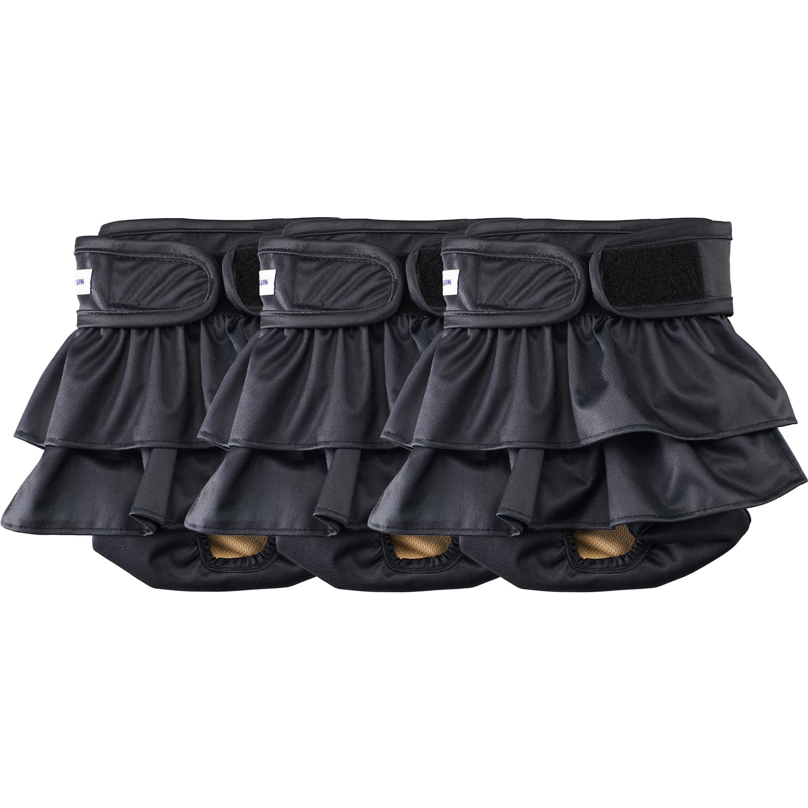 Couches lavables VUNCESSIN pour chienne femelle, pack de 3, économique et écologique.