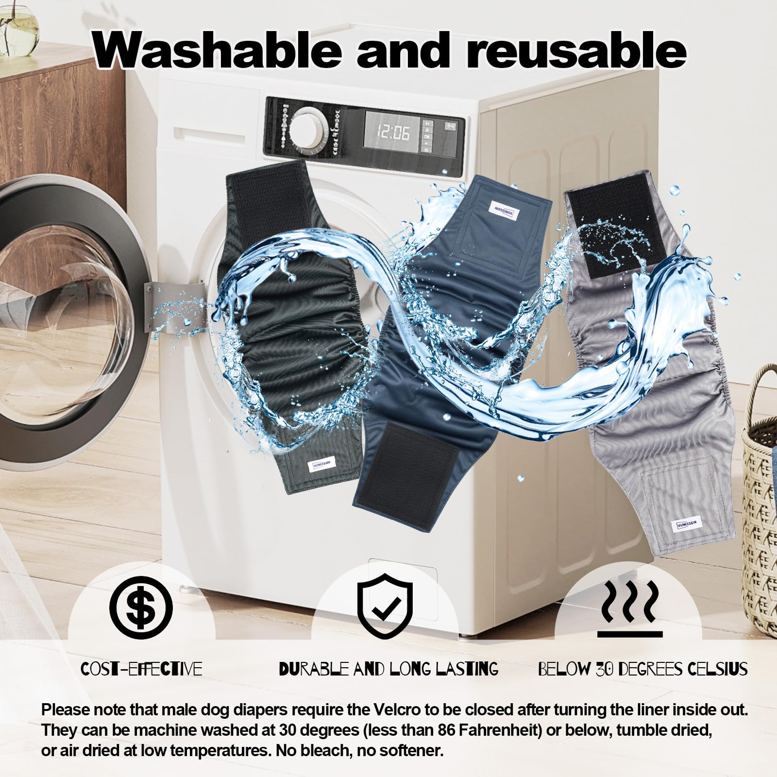 Conception durable et lavage facile adaptée au quotidien.