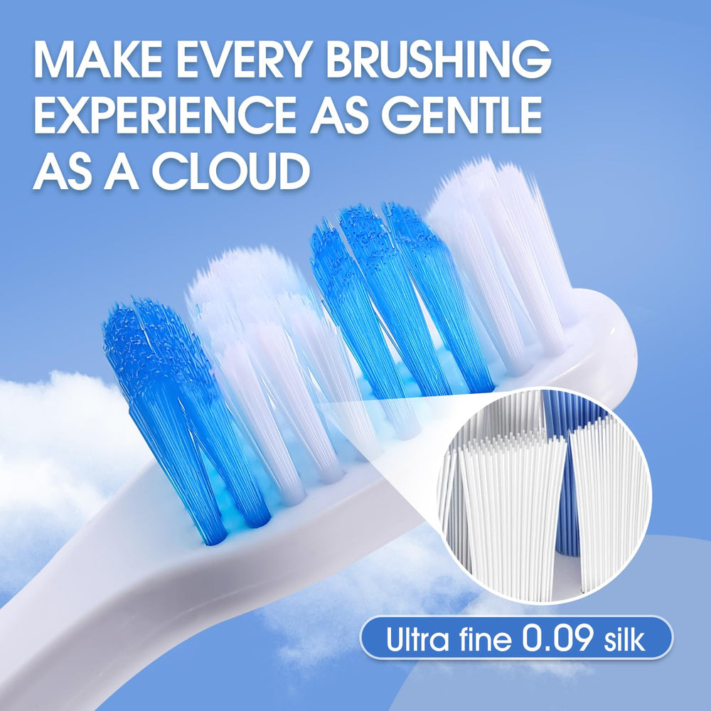 VVHOMIFE brosse dent chien brins intérieurs extérieurs doux 0-09mm
