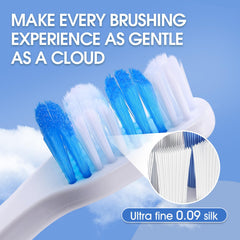 VVHOMIFE brosse dent chien brins intérieurs extérieurs doux 0-09mm