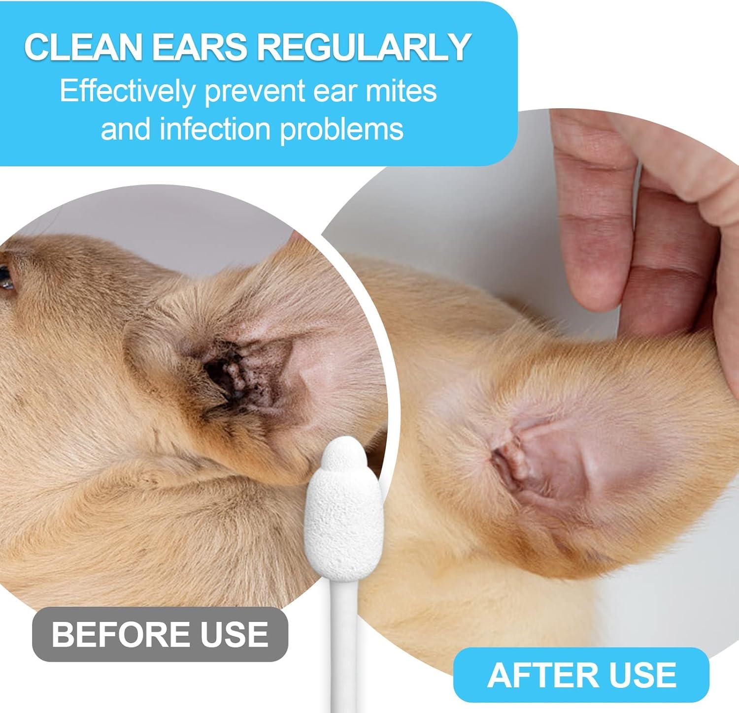 VVHOMIFE coton naturel sans additifs: douceur adaptée aux oreilles sensibles.