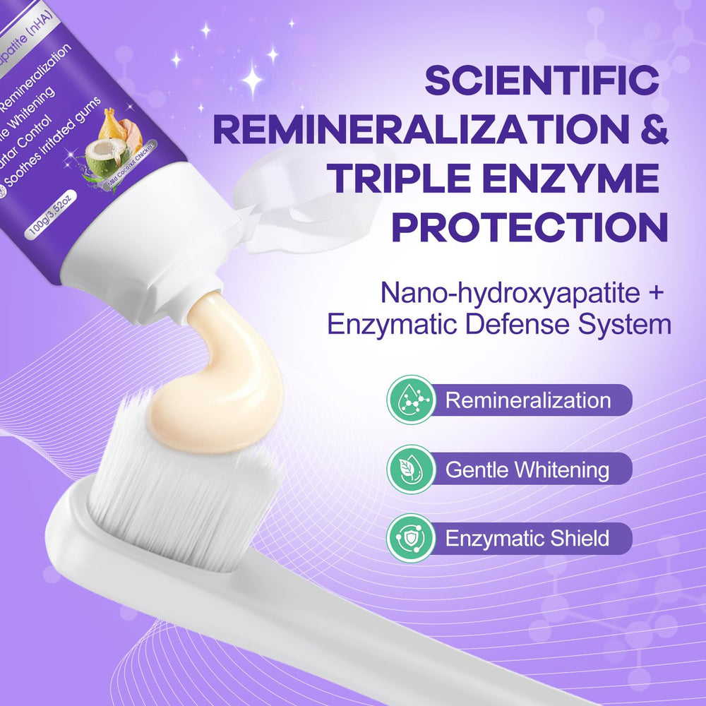 VVHOMIFE dentifrice nHA 6% – séance de brossage simple pour animaux.
