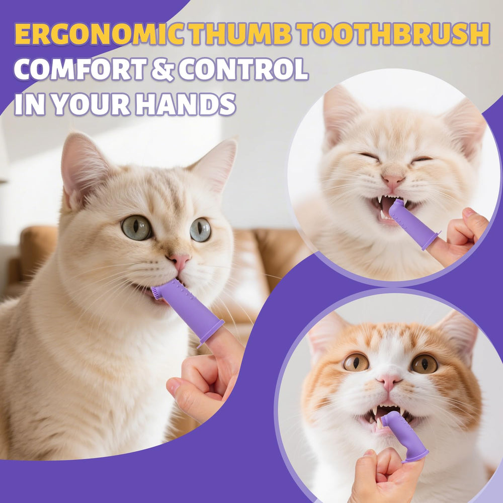 VVHOMIFE emballage kit chat, ensemble pratique pour routine bucco-dentaire.