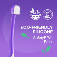 VVHOMIFE manche ergonomique à 20° pour un contrôle facile pendant le brossage.