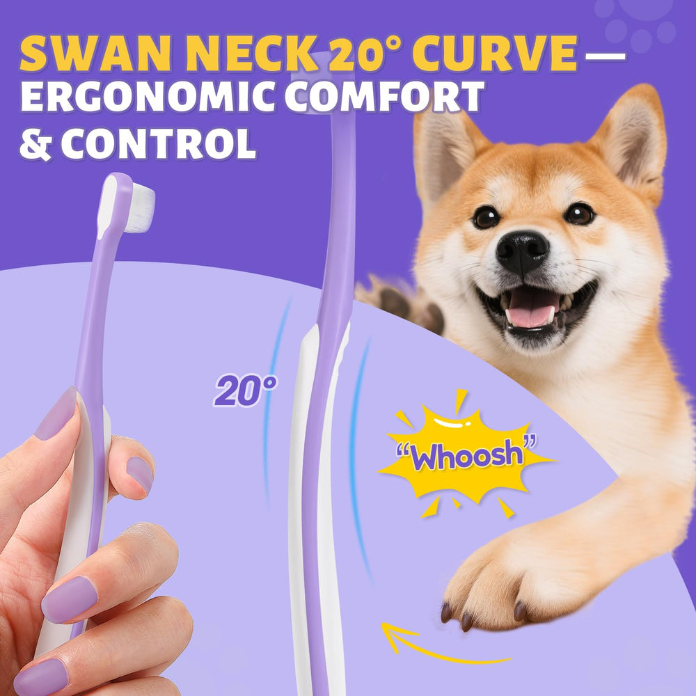 VVHOMIFE – Têtes tendres pour gencives sensibles, brossage doux pour chiots.