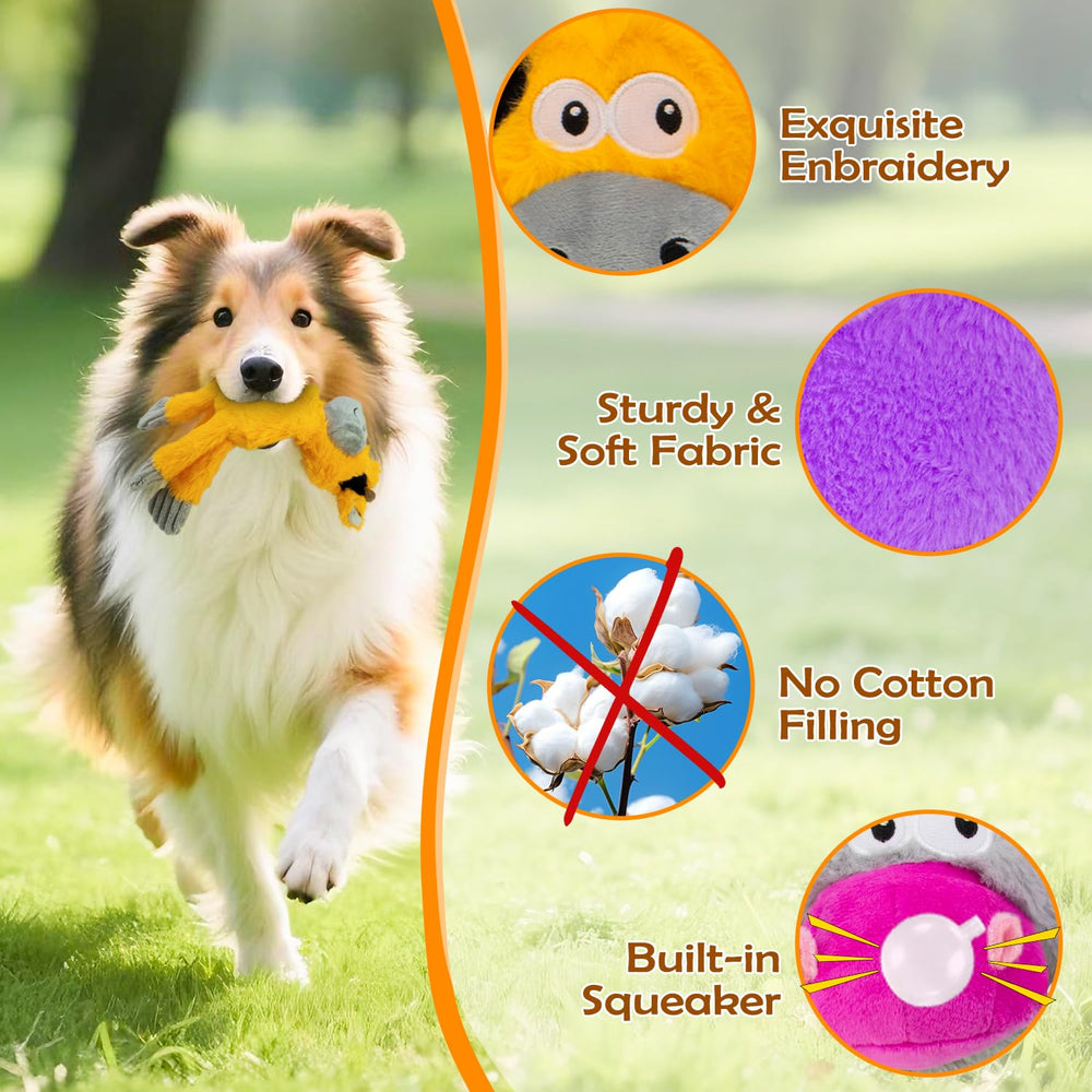 VWPTCHI hippopotame siffleur, jouet durable pour chien