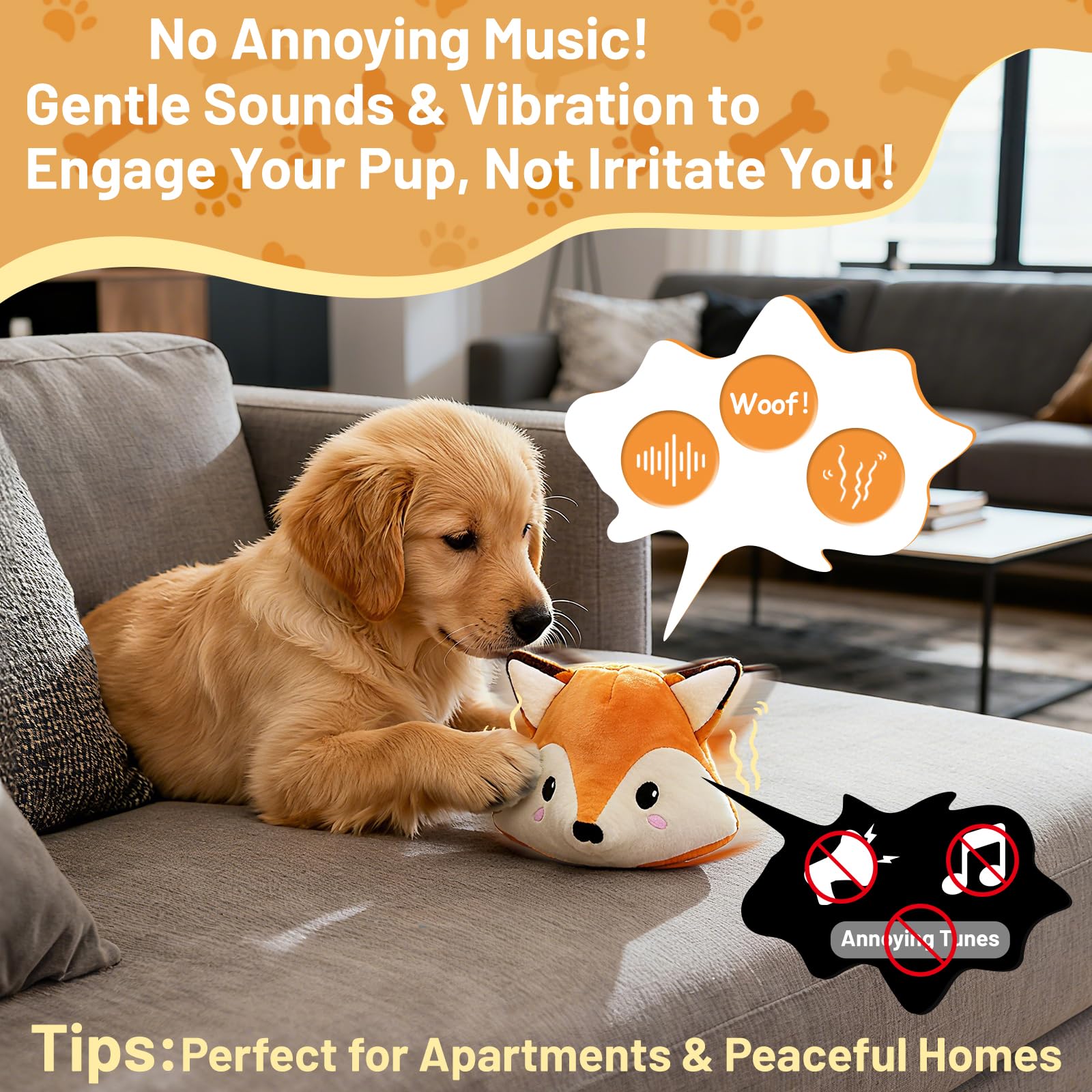VYsTN Foxy fonction voix écho pendant les pauses pour l’interactivité.