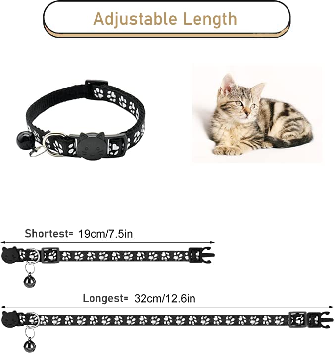 Collier VZSRWGK avec cloche, repérage sonore pour chats.