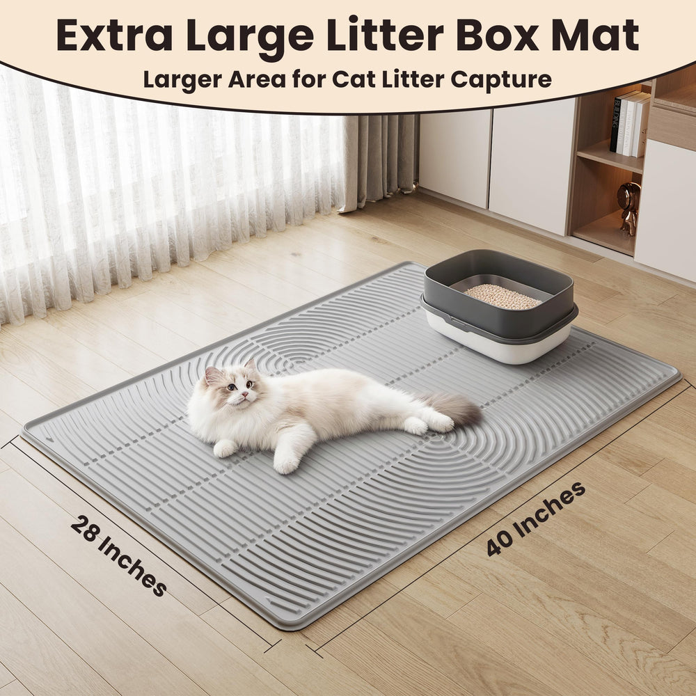 Tapis en silicone doux VZYTV, confort des pattes et douceur pour le chat.