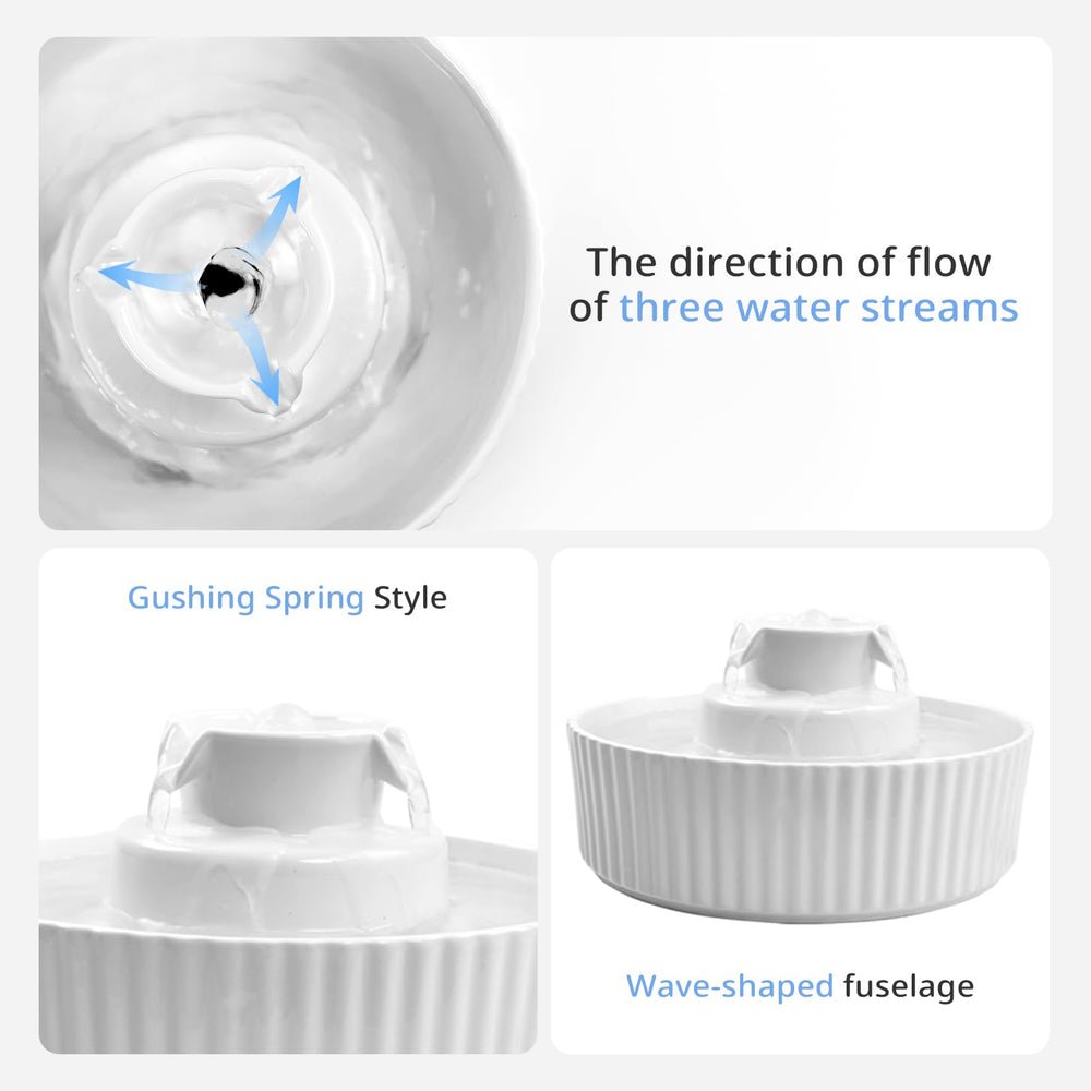 Waatoos Cupcake zone d’eau à 360 degrés pour tous les animaux.