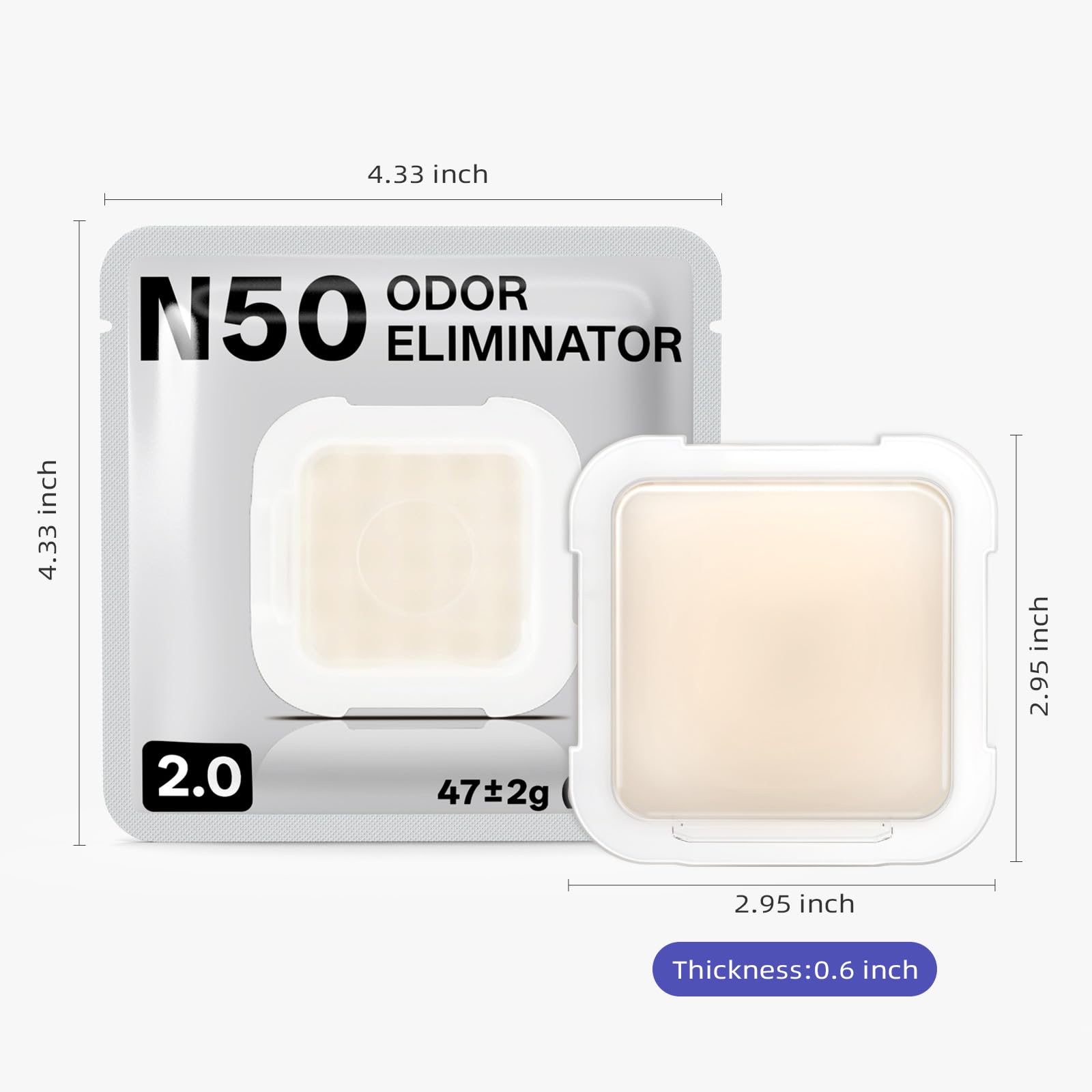 N50-2.0 prolonge la fraîcheur de votre espace litière Waatoos.
