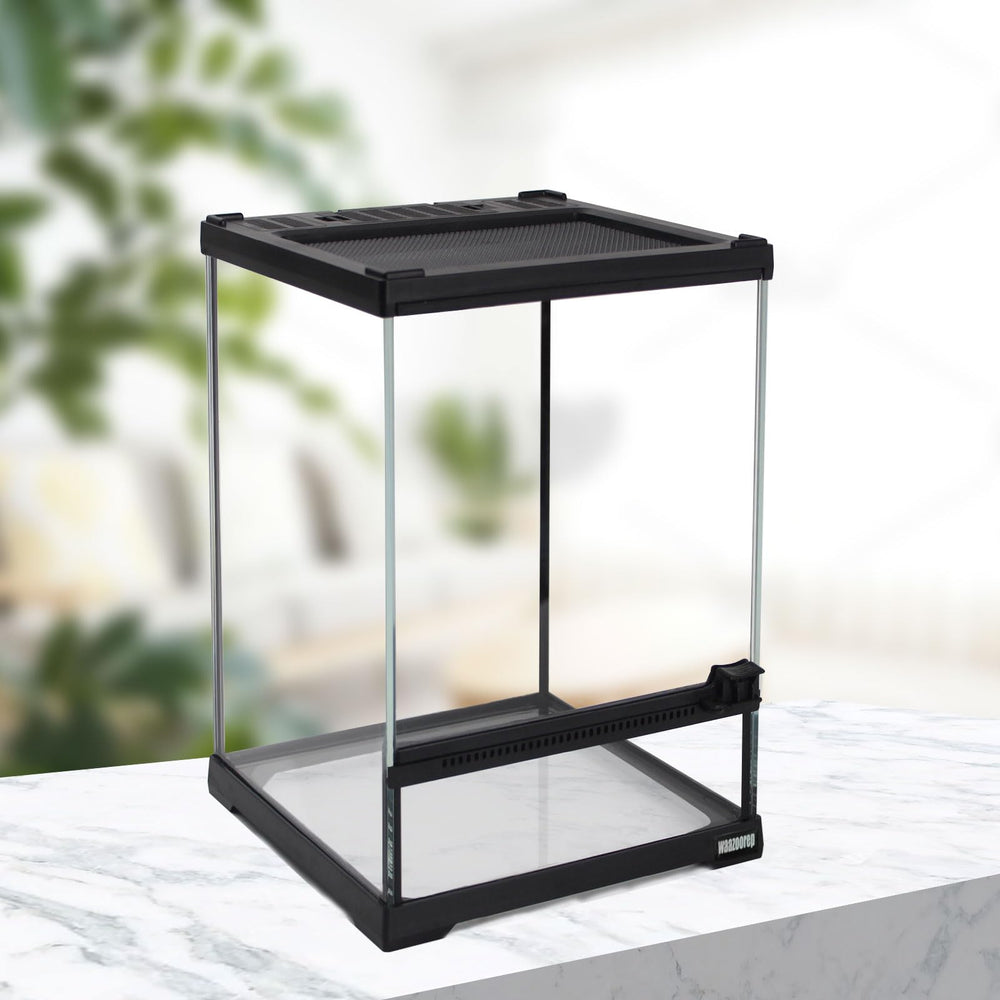 Aération et lumière Waazoorep terrarium prêt pour lampes UVB/IR