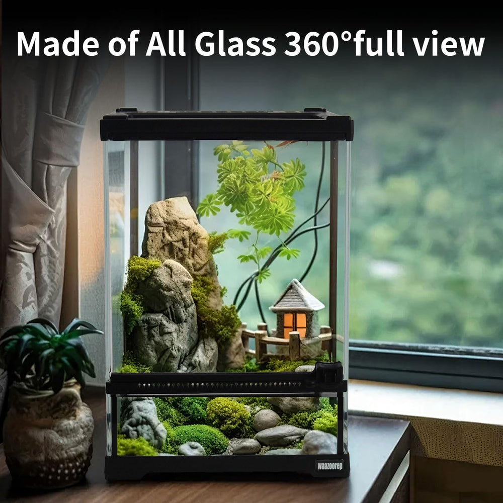 Utilisation polyvalente Waazoorep terrarium pour diverses espèces