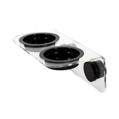 Étagère magnétique WACOOL pour reptiles avec six tasses incluses, pratique et polyvalente.