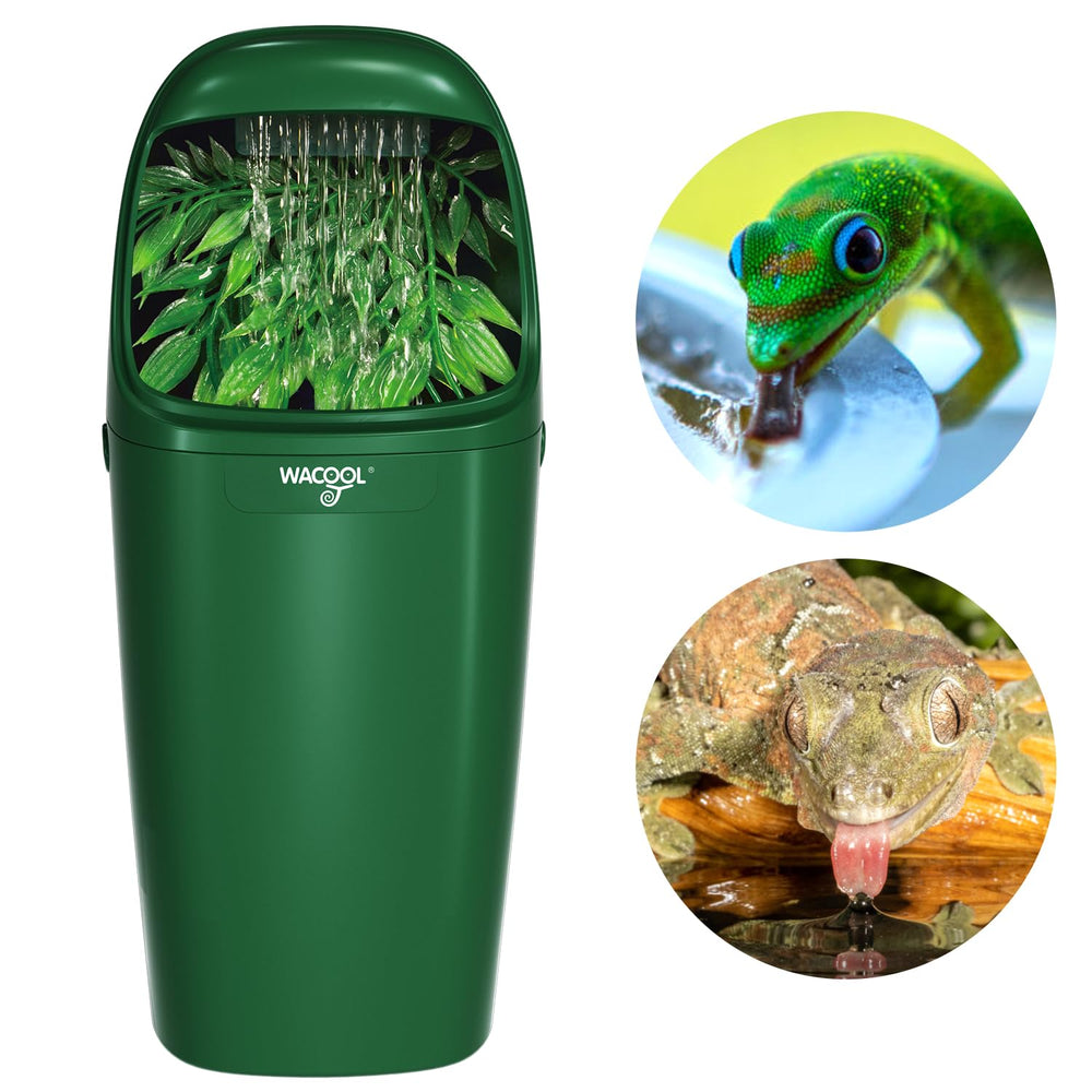 WACOOL TERRA fontaine d'eau goutte réptile pour hydratation constante