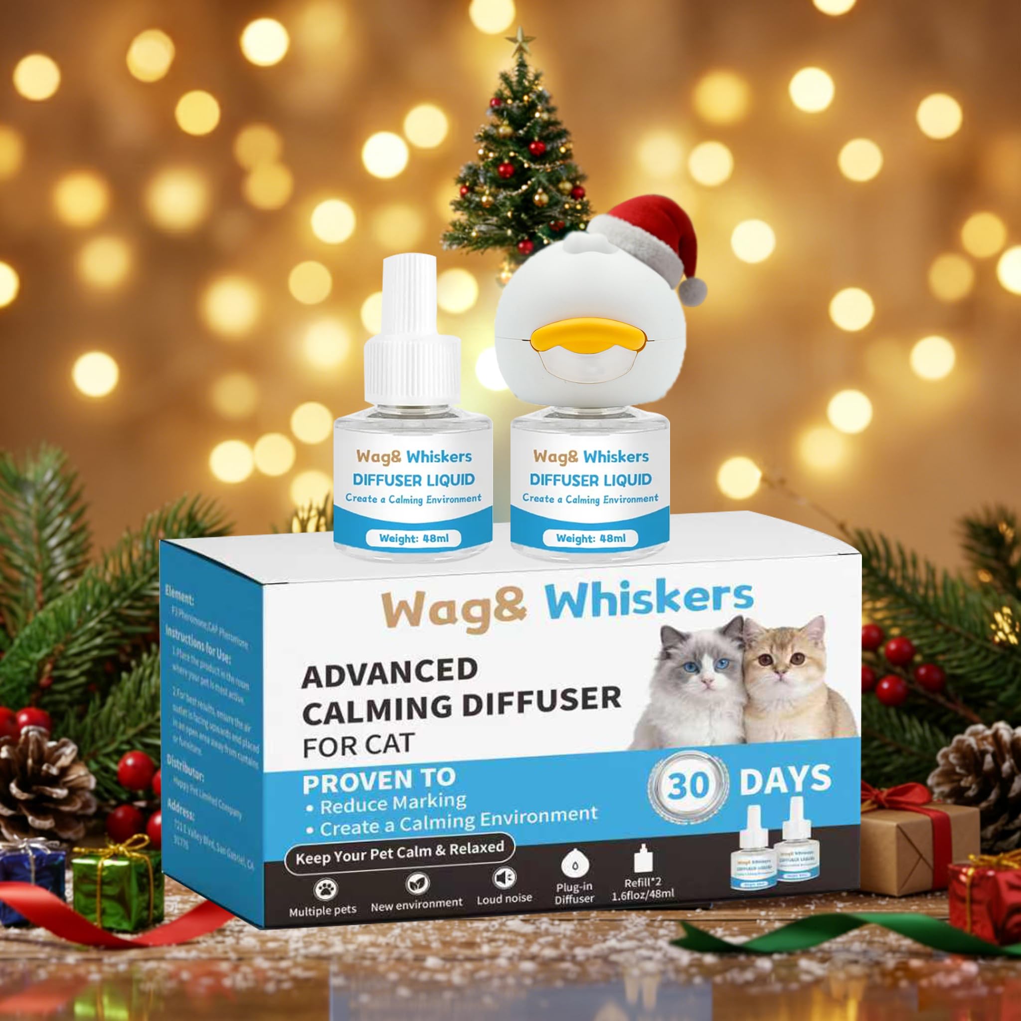 Harmonie multi-animaux avec Wag and Whiskers, réduction des tensions.