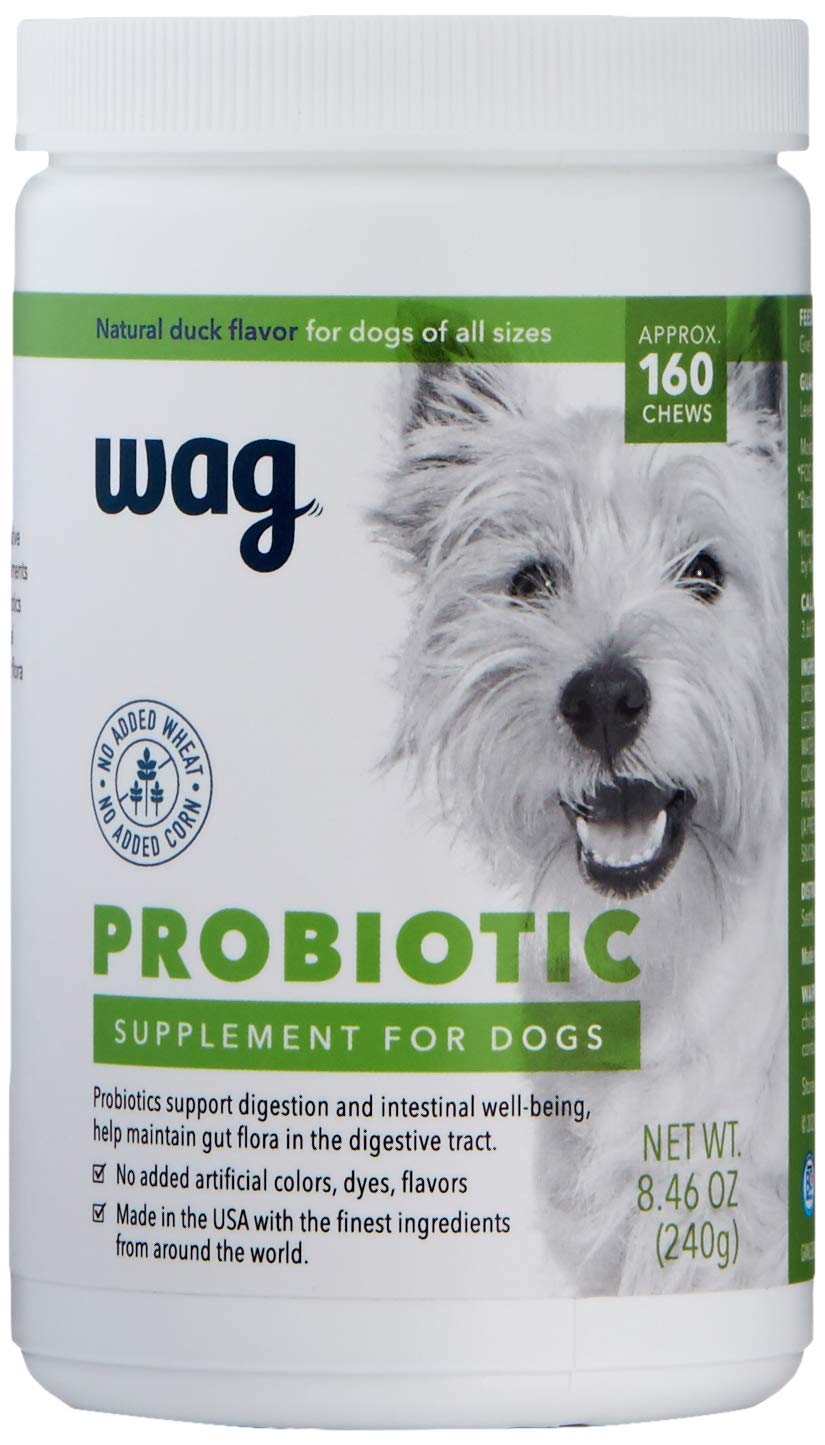 WAG Probiotic Chews – fabriqué aux États‑Unis avec des ingrédients soigneusement sélectionnés