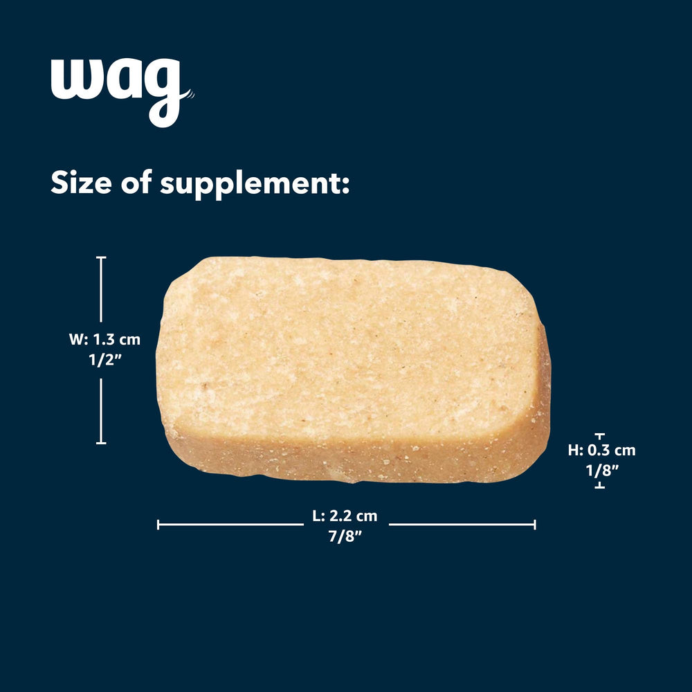 WAG Probiotic Chews – emballage bouteille pratique et refermable