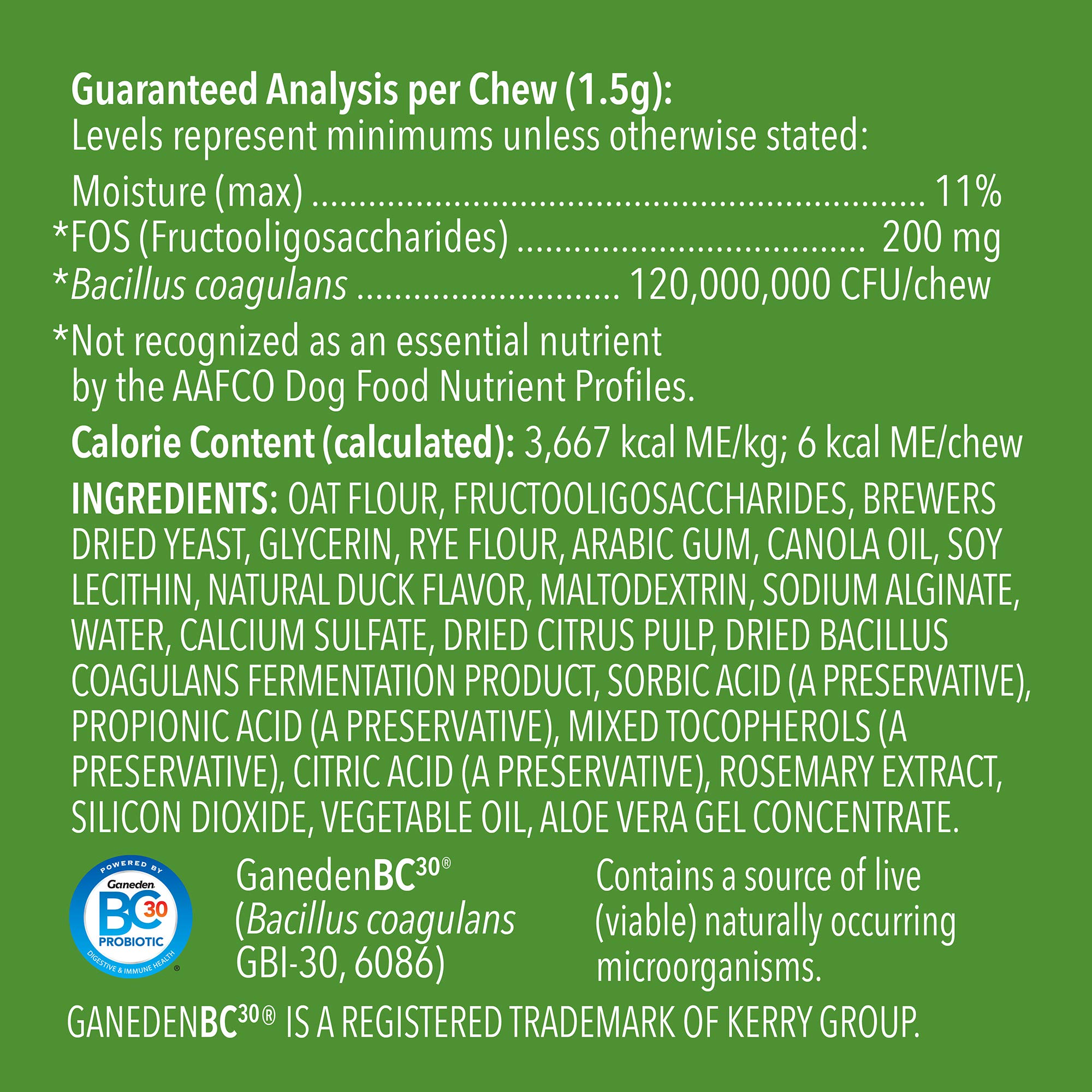 WAG friandises au goût canard naturel, appétence des chiens.