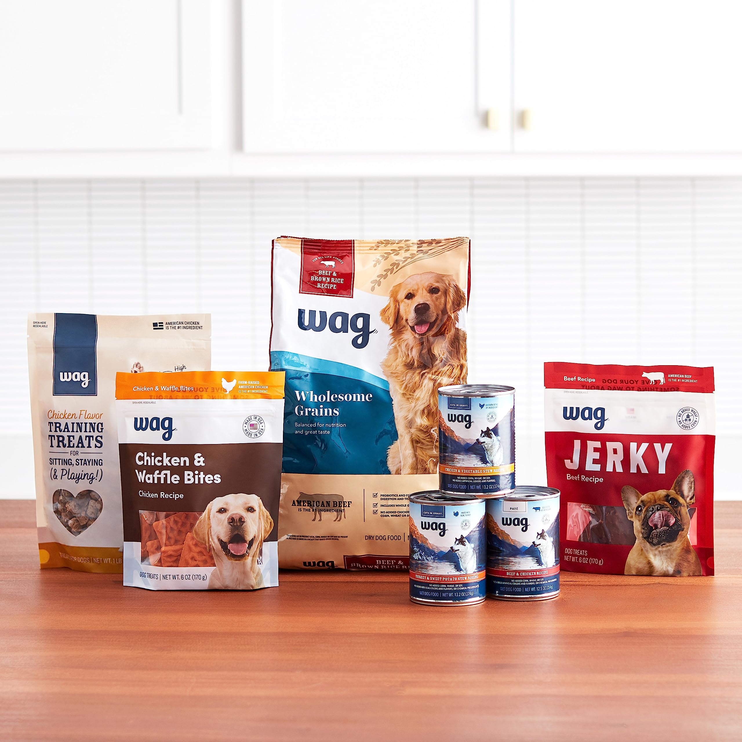 Recette à ingrédients limités, Wag convient aux chiens sensibles.