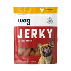 Wag sac refermable poulet: fraîcheur préservée pour friandise canine.