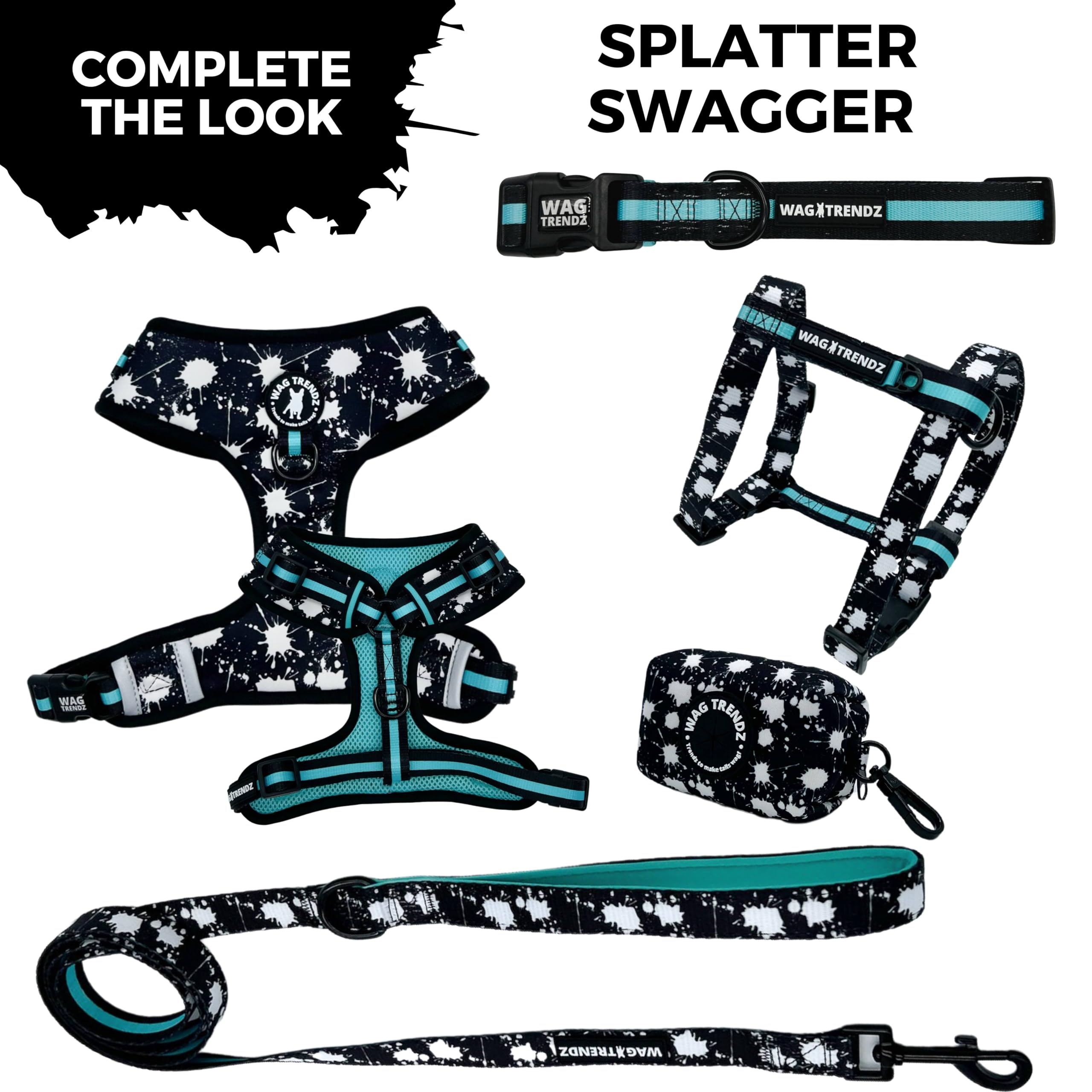 Design Splatter Swagger Wag Trendz, style artistique unique.