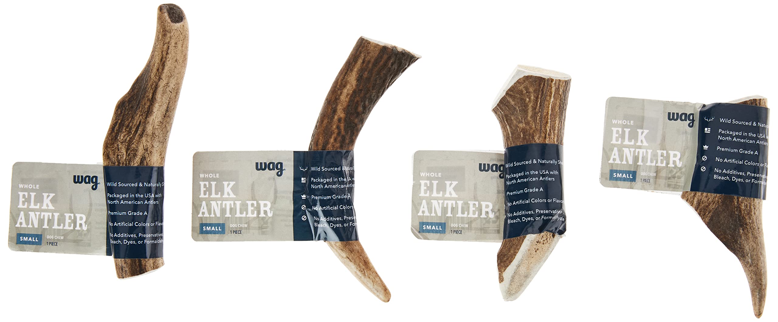 WAG ramure wapiti, pièce entière et durable pour les mastiqueurs expérimentés.