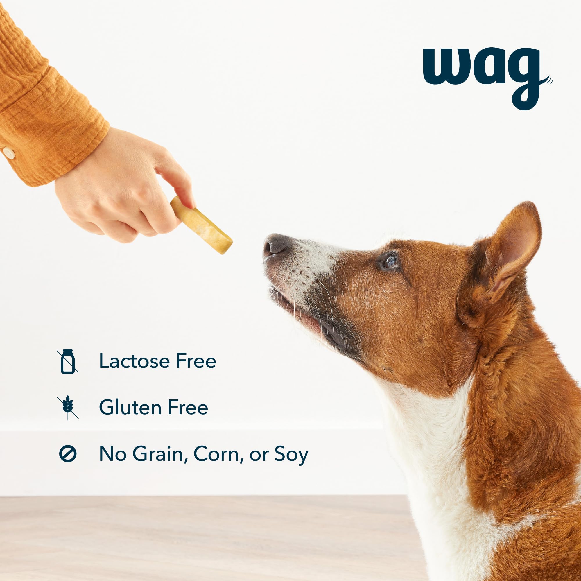 Friandise Wag Yak, longueur environ 11 cm, adaptée pour chiens moyens.
