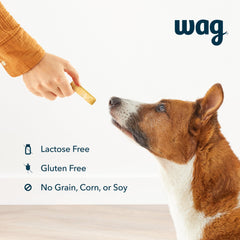 Friandise Wag Yak, longueur environ 11 cm, adaptée pour chiens moyens.