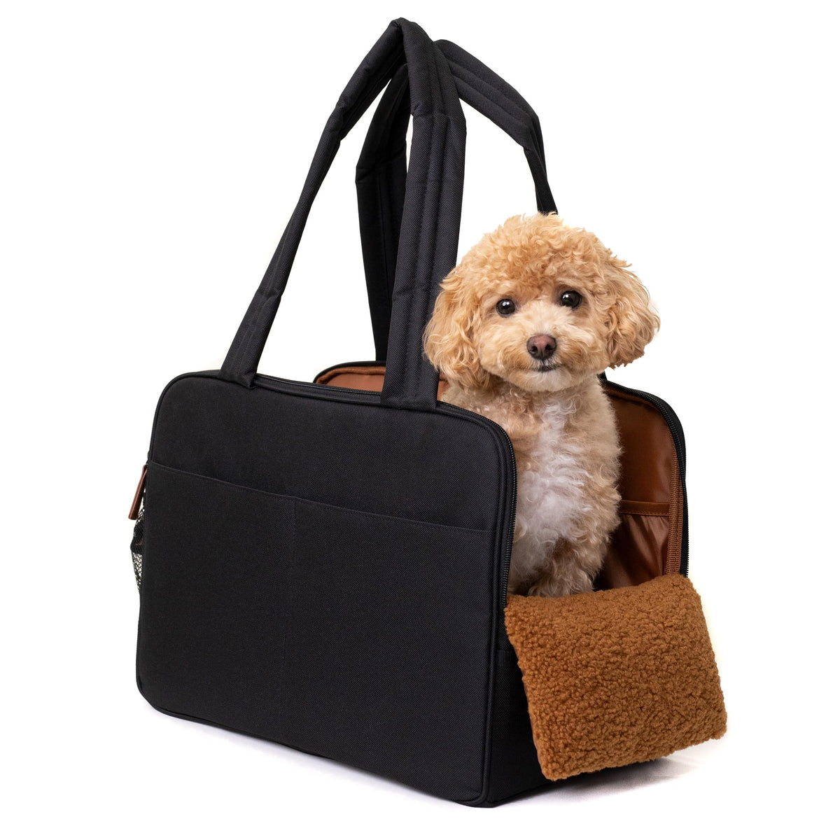 wagfur sac petite-chien interieur coton rembourré pour un confort durant les trajets