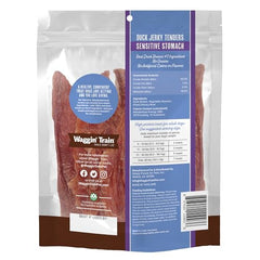 Texture moelleuse du jerky Waggin' Train, parfaite pour récompenser les chiens exigeants.
