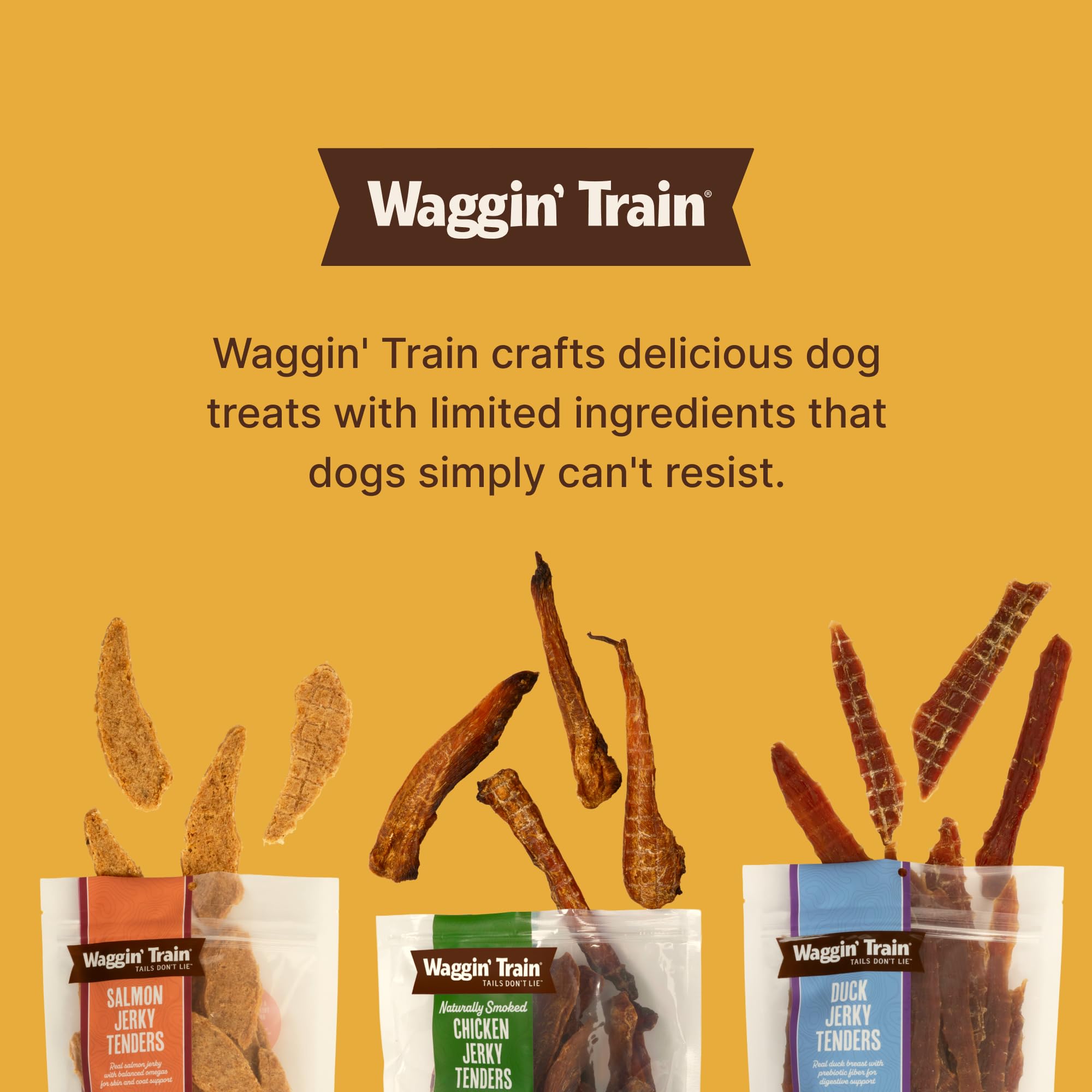 Waggin' Train Emballage 12 oz, sachet pratique pour récompenser à tout moment.