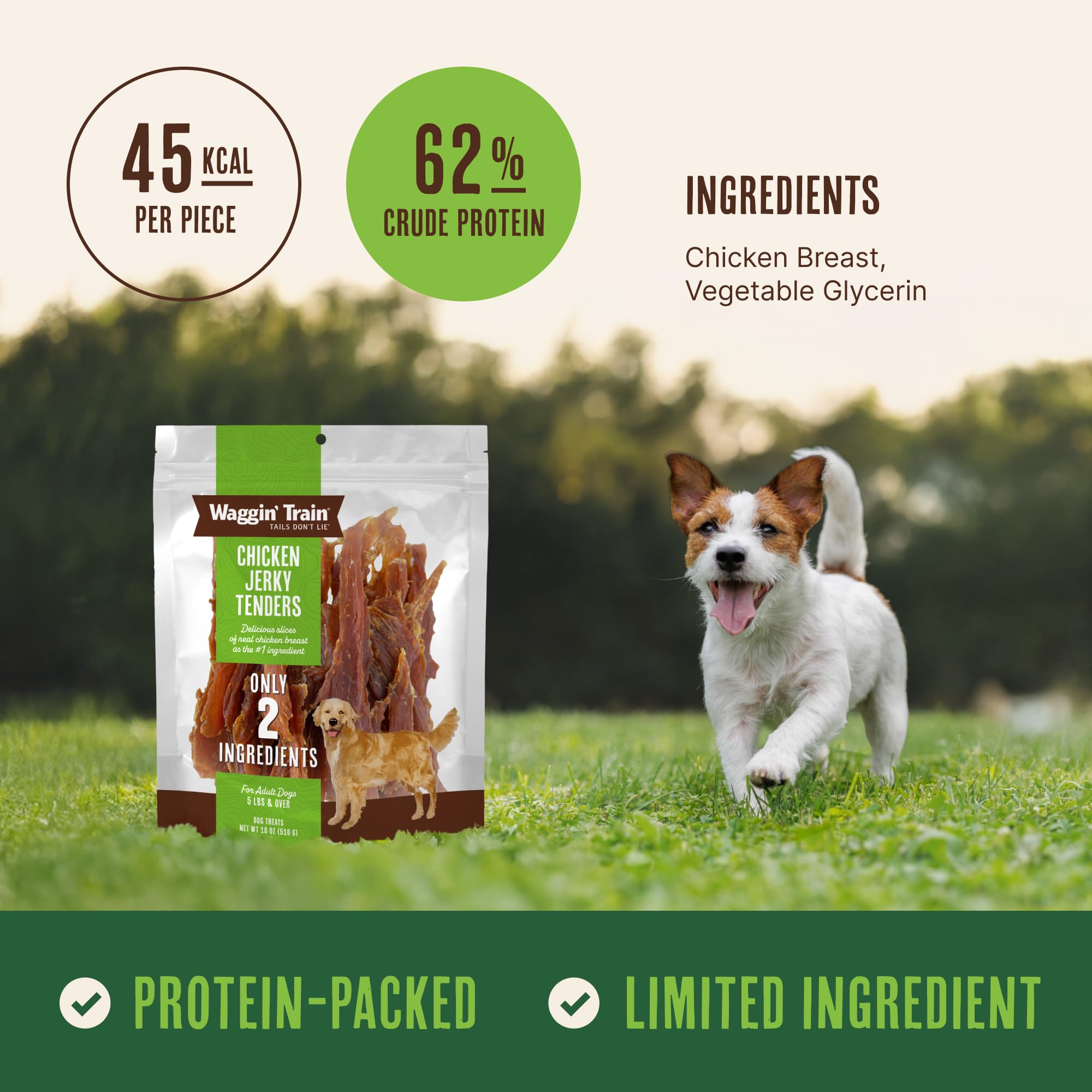 Poulet entier Waggin' Train, ingrédients simples et authentiques