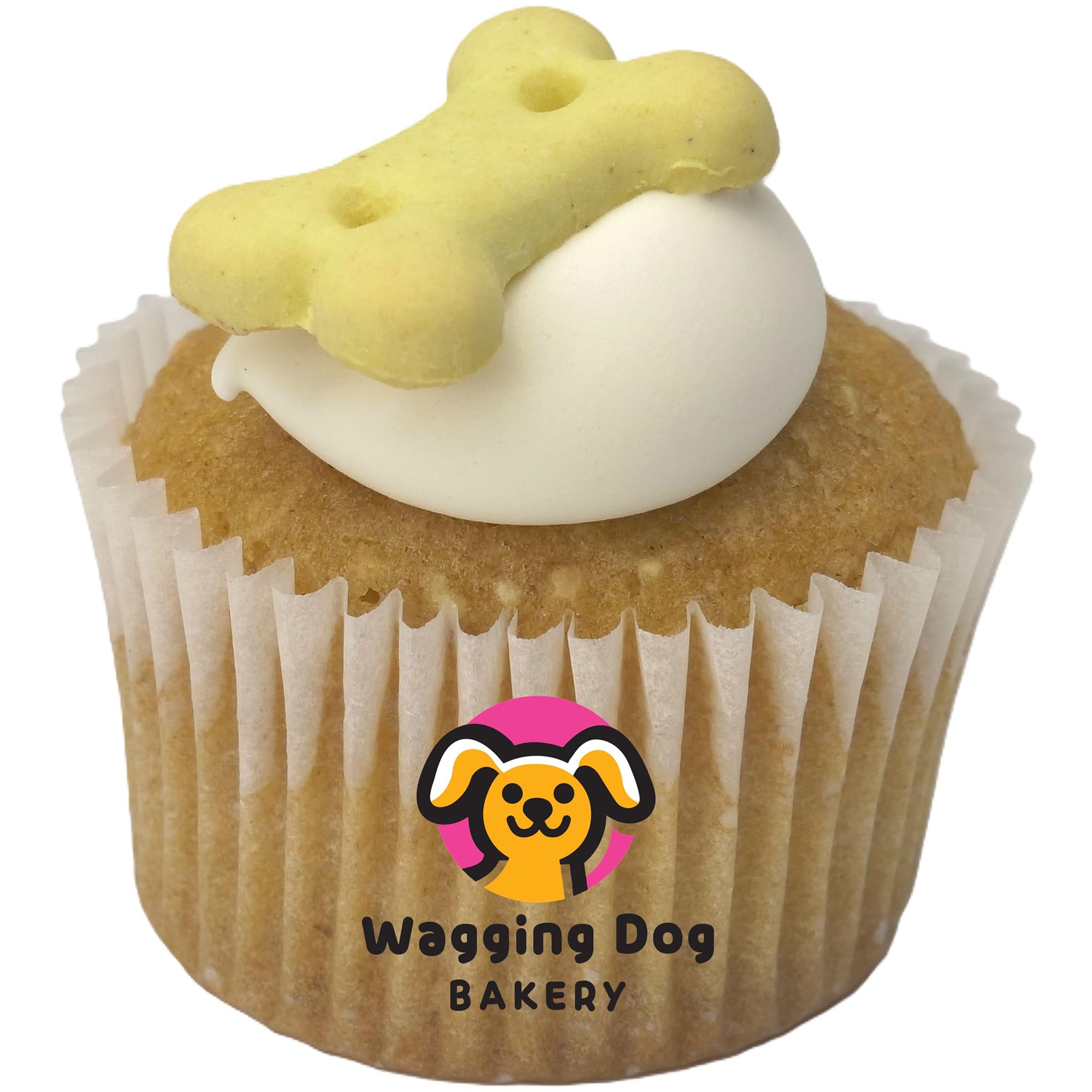 Puppin Mini Cupcake Wagging Dog Bakery: cadeau idéal pour anniversaire canin et fêtes.