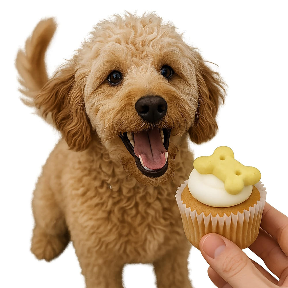 Puppin Mini Cupcake Wagging Dog Bakery: sans additifs artificiels, ingrédients simples et naturels.