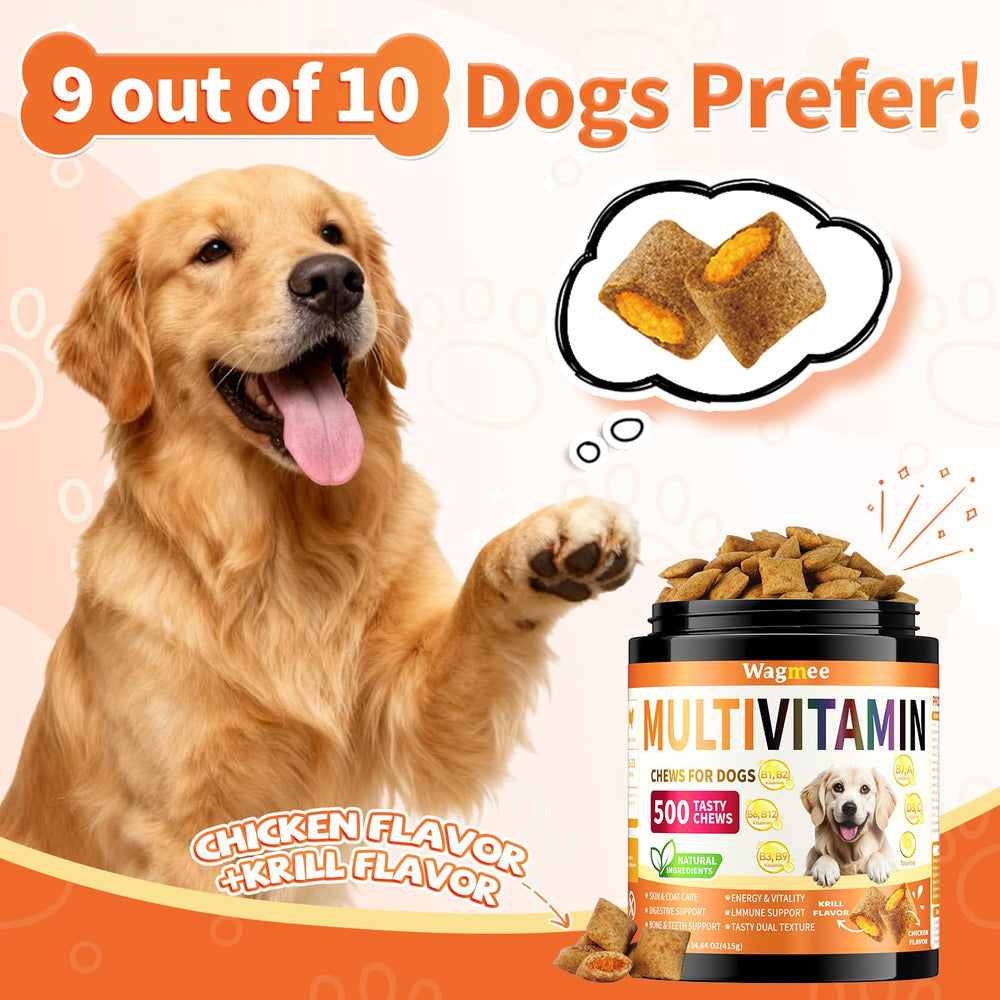 Goût poulet Wagmee 16-en-1: régal quotidien pour chiens gourmands