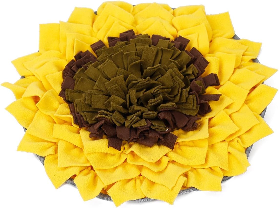 Wagorific Snuffle Mat Soleil 19x19: stimule l'odorat et ralentit l'alimentation.