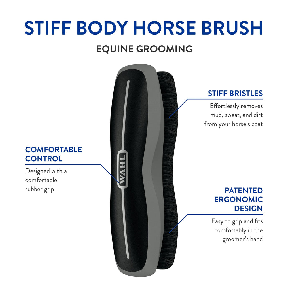 Wahl Stiff Body, prise en main confortable grâce à la poignee caoutchouc.