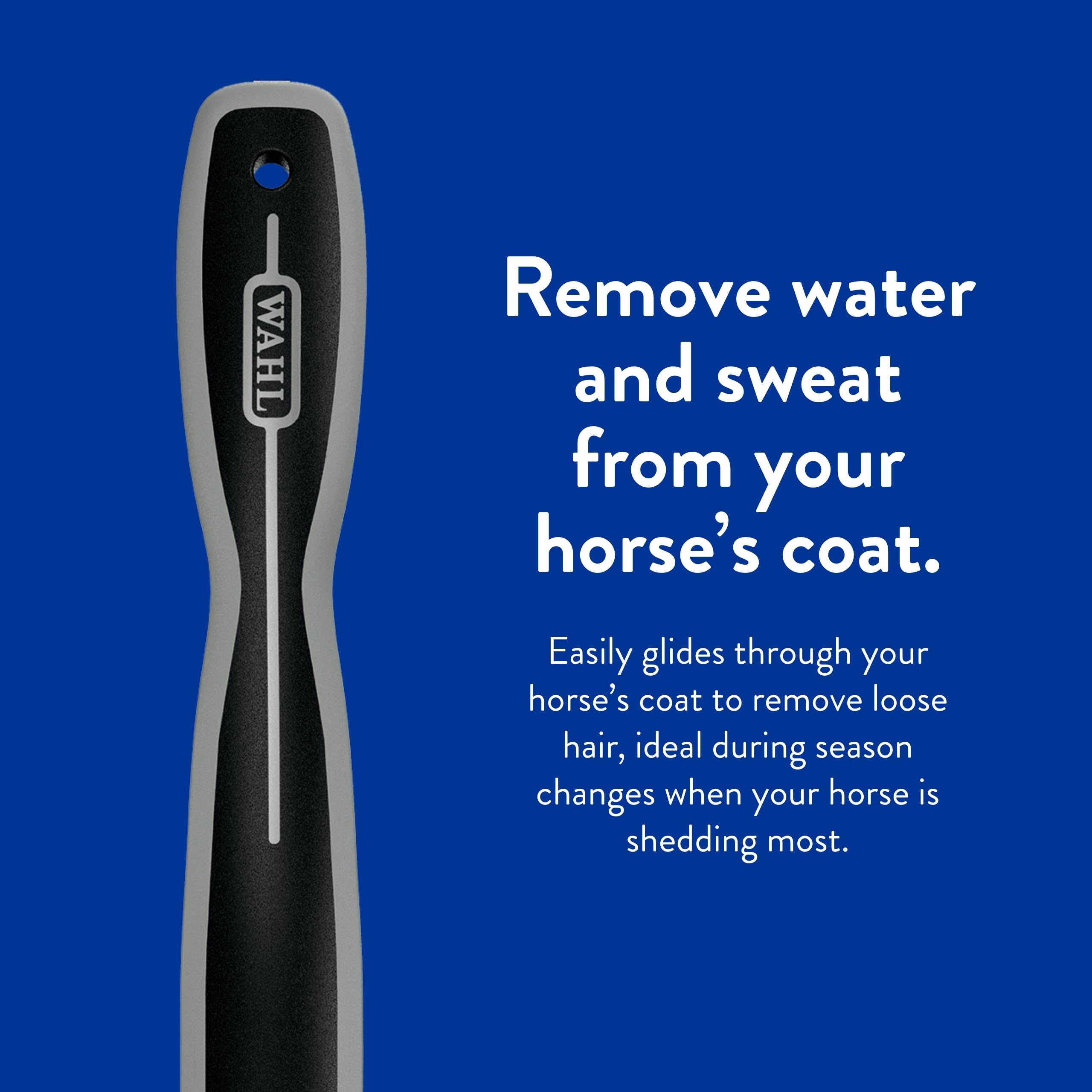 Wahl Grattoir-Sueur Design Ergonomique, approche précise et agréable pour le brossage quotidien.