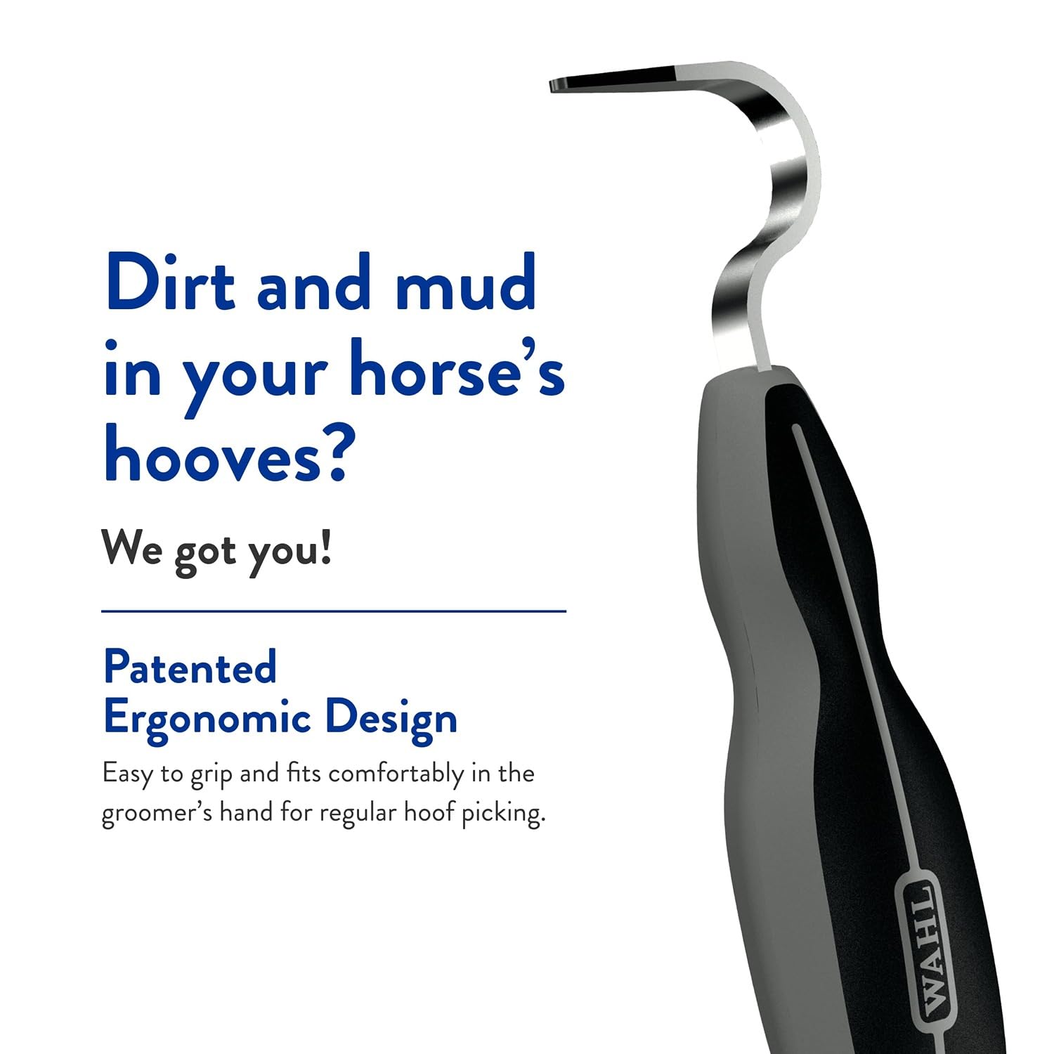 Conception ergonomique Wahl offrant une prise naturelle et stable pendant le brossage.