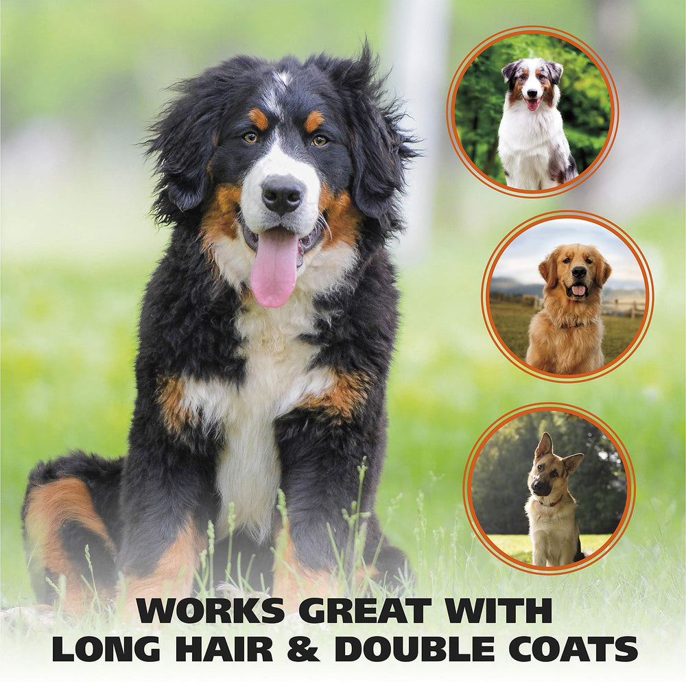 Utilisation à domicile avec Wahl Premium Slicker Double Niveau pour chiens et chats.