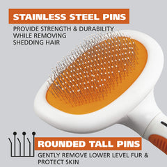 Manche ergonomique de la Wahl Premium Slicker Double Niveau, prise en main confortable.