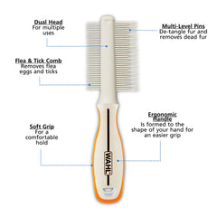 Peigne anti-puces Wahl pour chien détectant et capturant les parasites efficacement.