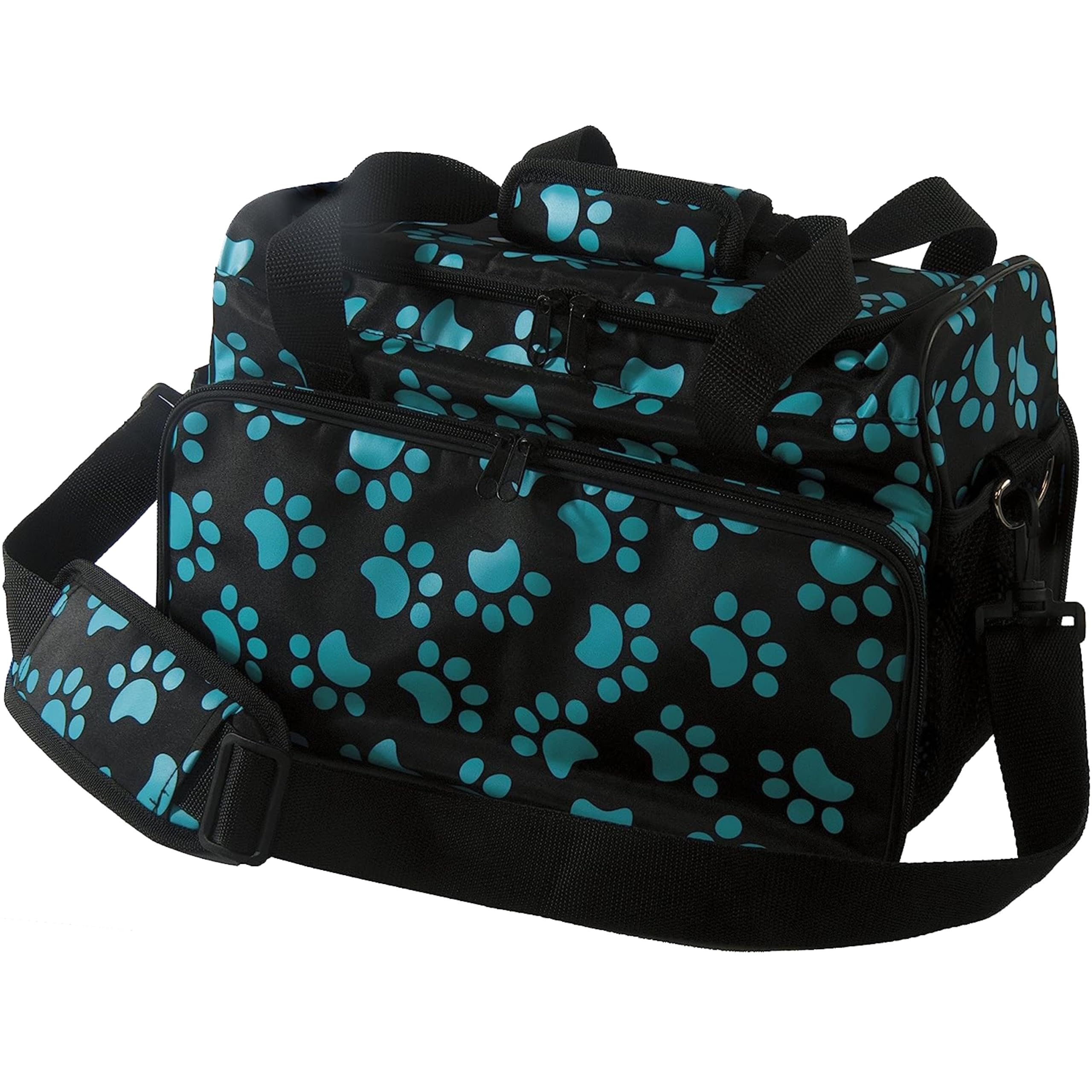 sac de voyage WAHL pour animaux patte turquoise, rangement pratique pour outils de toilettage