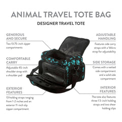 sac de voyage WAHL pour animaux, poches externes, accès rapide aux ciseaux et brosses