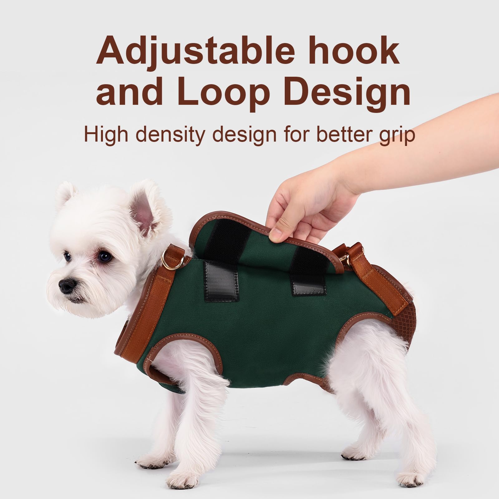 Harnais Wakytu en canvas résistant et imperméable pour l'extérieur.
