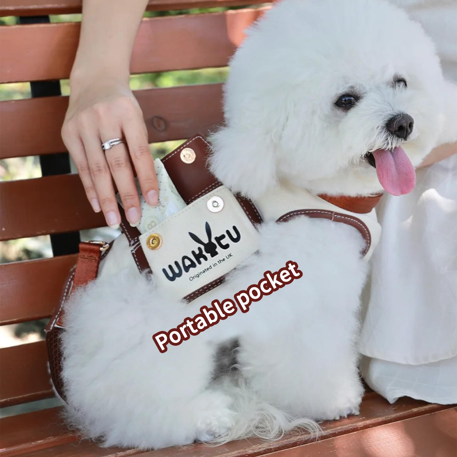 Harnais Wakytu pour chien, mesh respirant pour ventilation